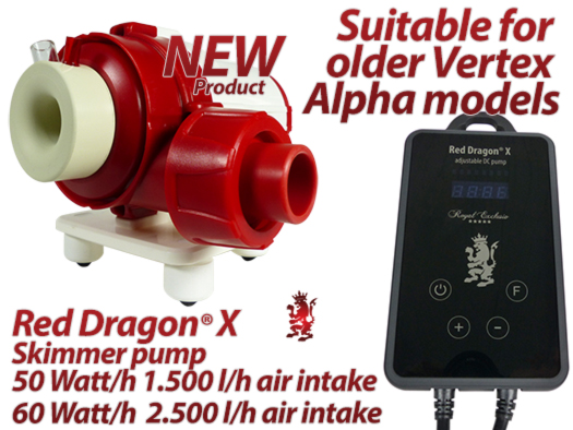 Royal Exclusiv Bubble King Red Dragon X for VERTEX ALPHA skimmer modelle