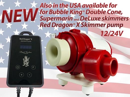Royal Exclusiv Red Dragon skimmer pumps for DeLuxe, Double Cone, SuperMarin skimmer