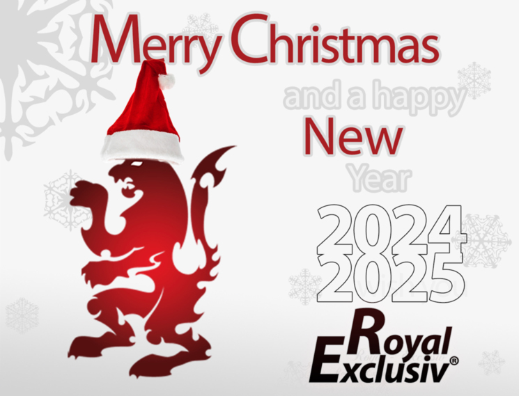 Royal Exclusiv wish a merry christmas 2024 and a happy new year 2025