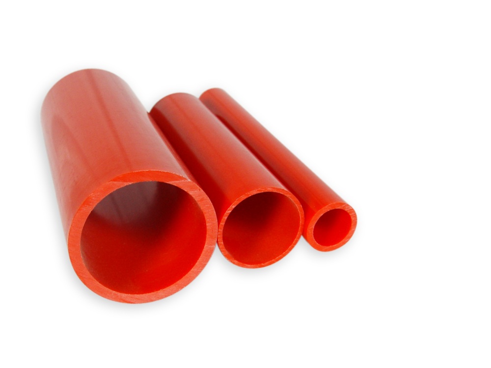 PVC pipe red per meter diameter Ø 50 mm